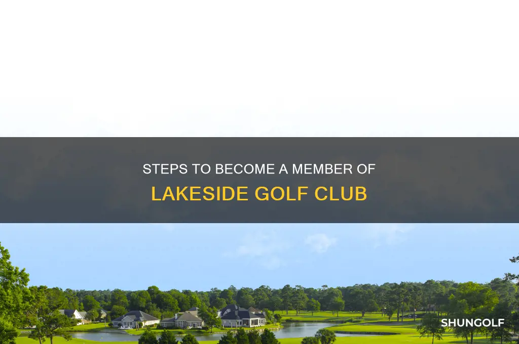 how to join lakeside golf club