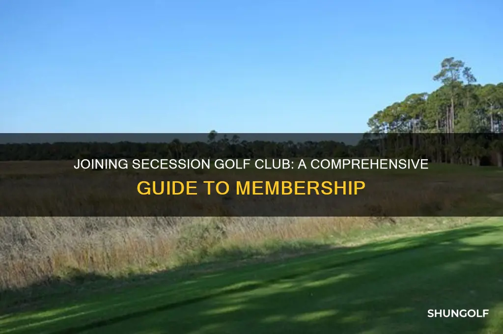 how to join secession golf club