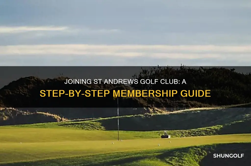 how to join st andrews golf club
