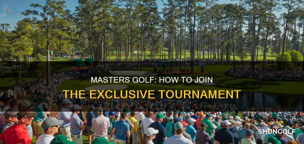 how to join the masters golf