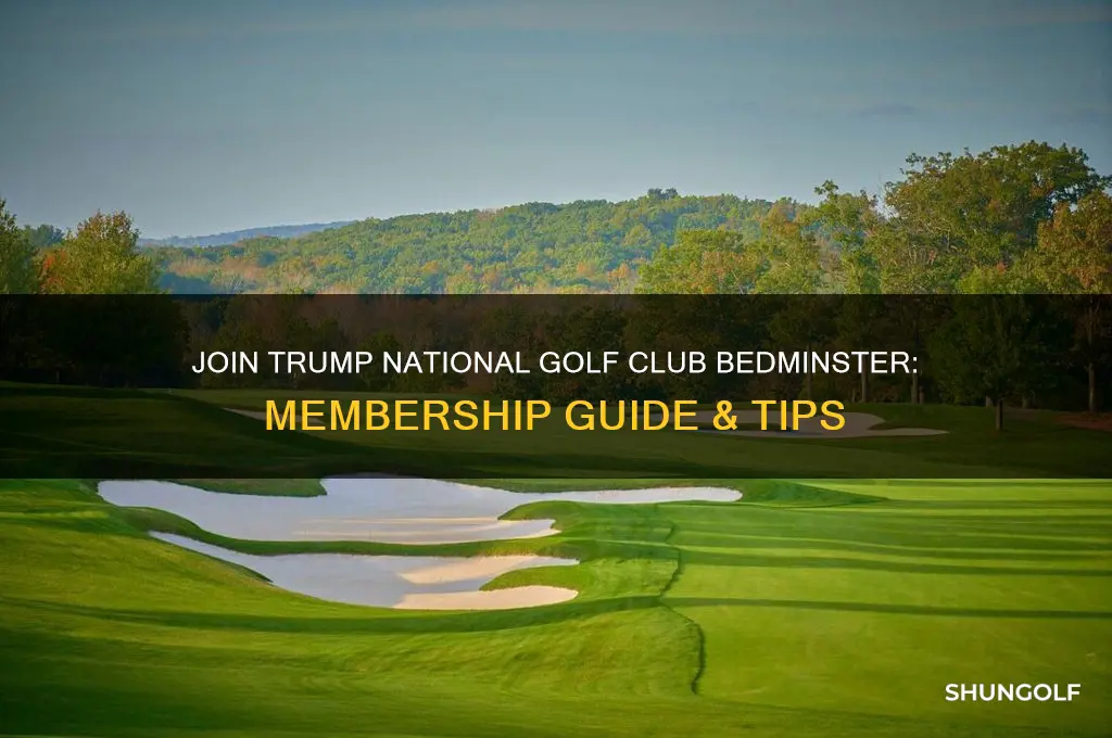 how to join trump national golf club in bedminster