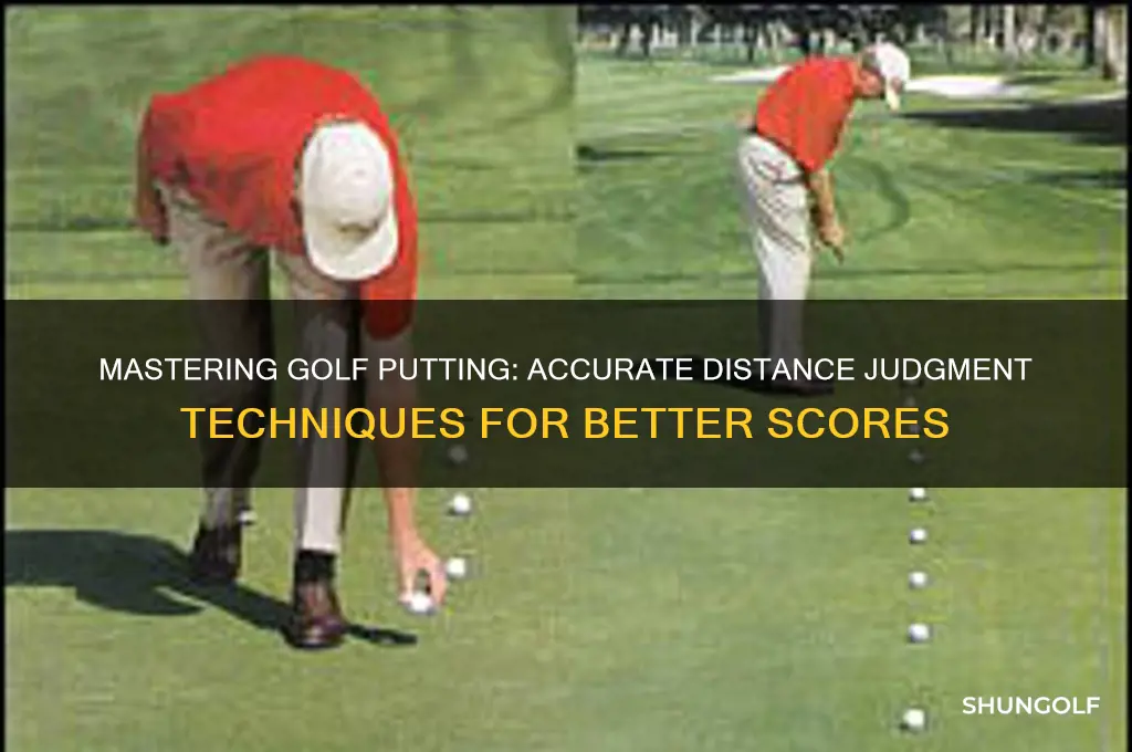 how to judge distance in golf putting