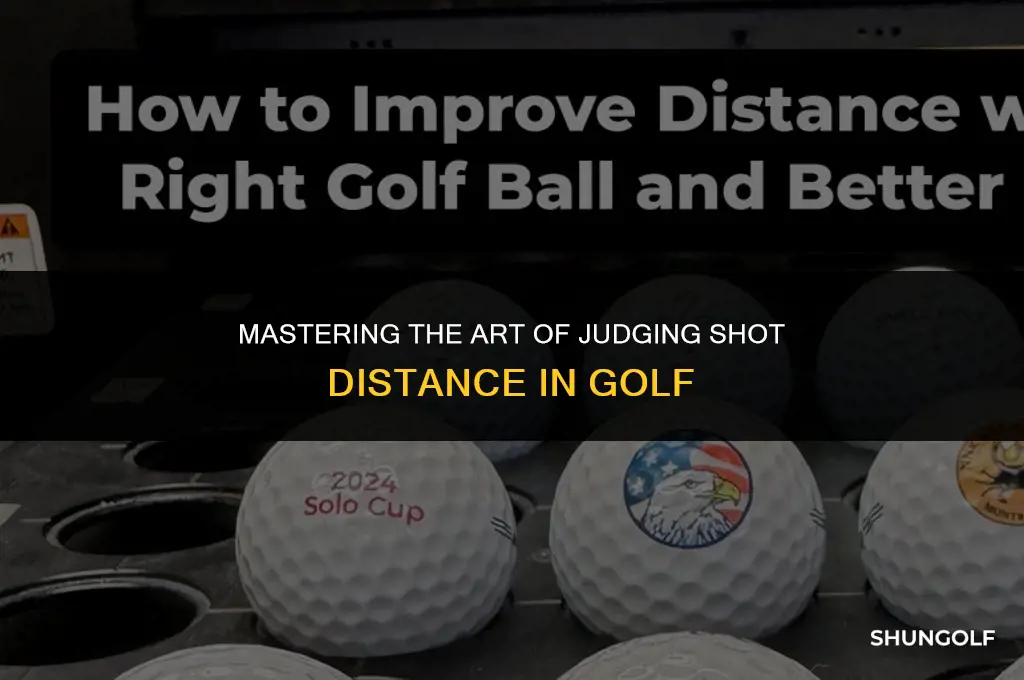 how to judge shot distance in golf