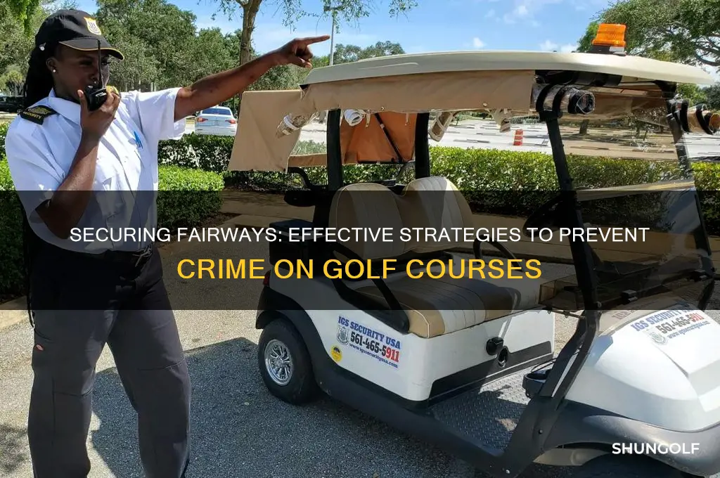 how to keep a golf course safe from crime