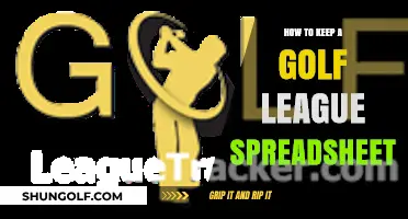 Mastering Golf League Spreadsheets: Tips for Efficient Tracking & Management