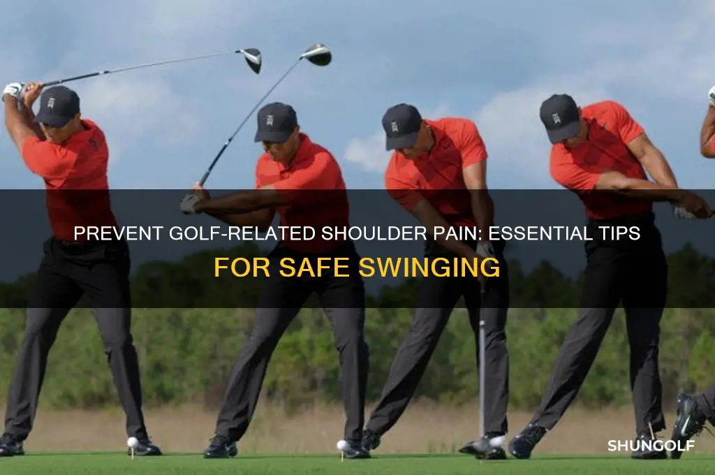 how to keep from hurting shoulders from golf