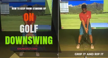 Master Your Golf Downswing: Prevent Standing Up for Better Shots