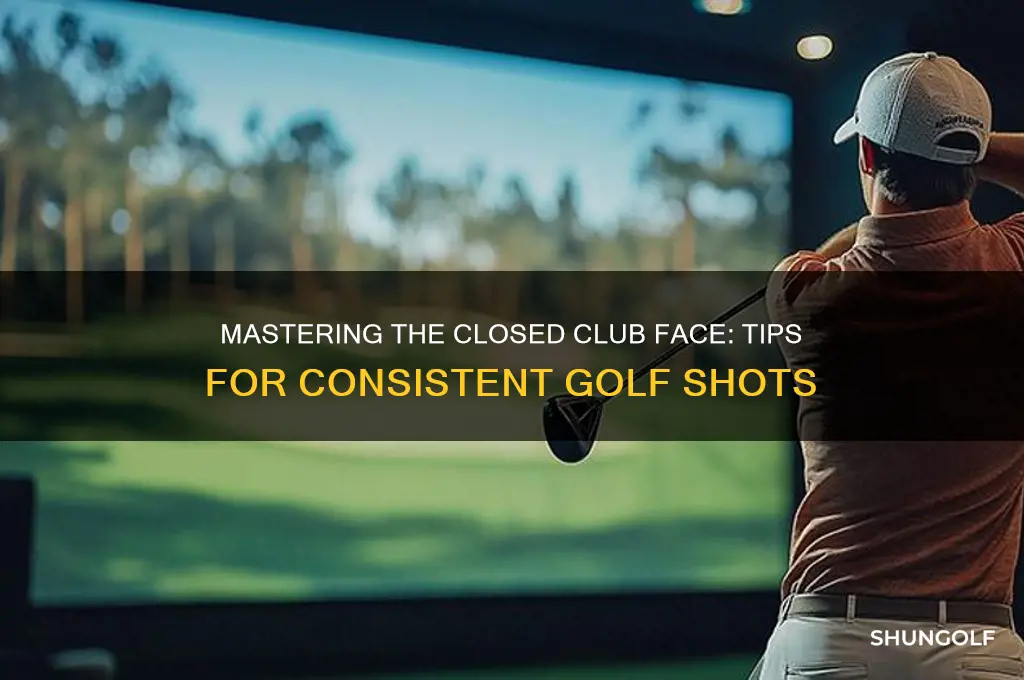 how to keep golf club face closed