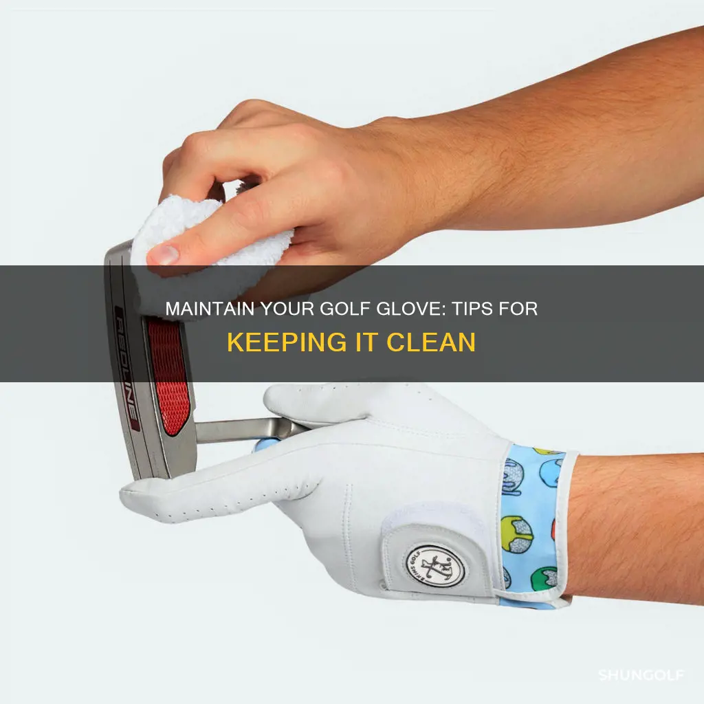 how to keep golf glove clean
