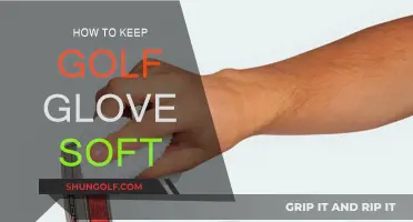 Maintain Your Golf Glove: Softness and Flexibility