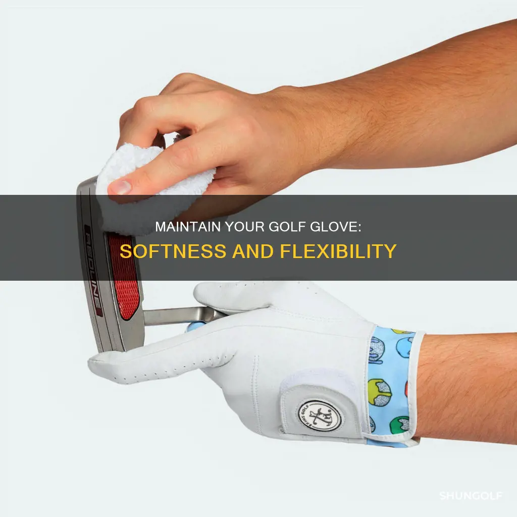 how to keep golf glove soft