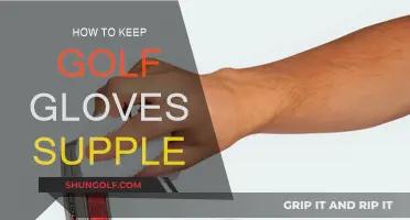 Maintain Your Golf Gloves: Tips for Softness