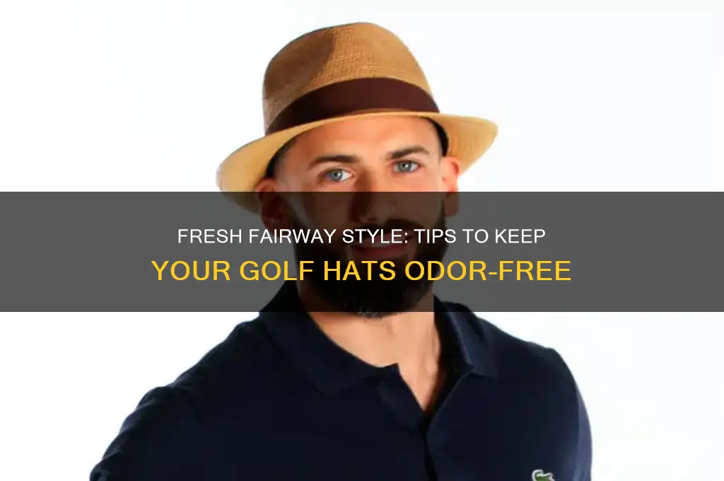 how to keep golf hats smelling sweet