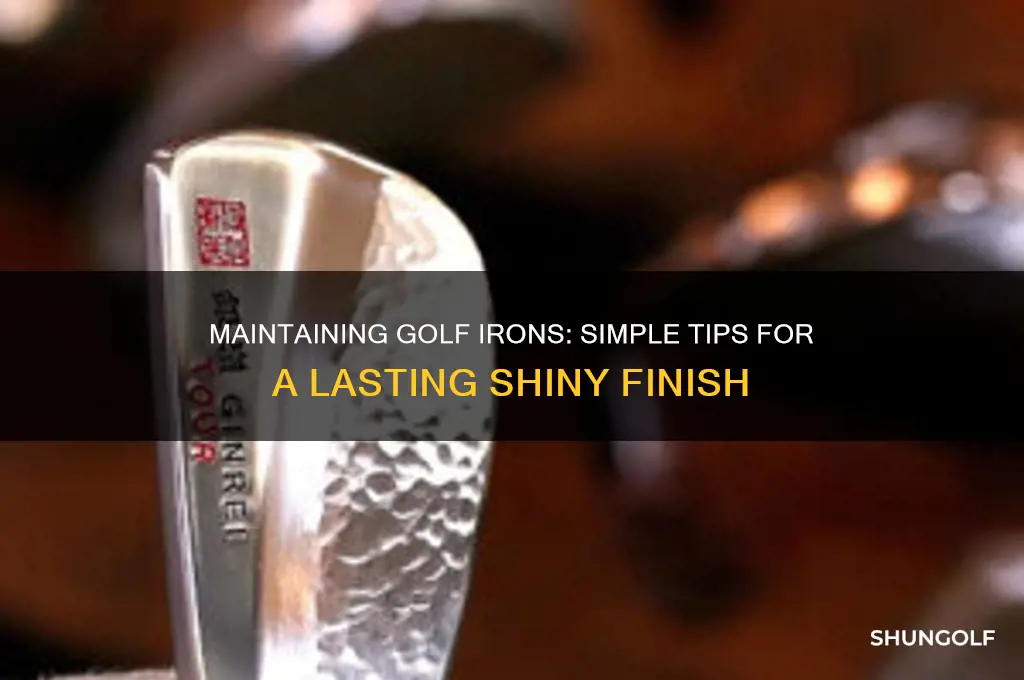 how to keep golf irons shiny