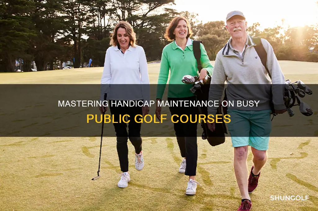 how to keep handicap using public golf courses