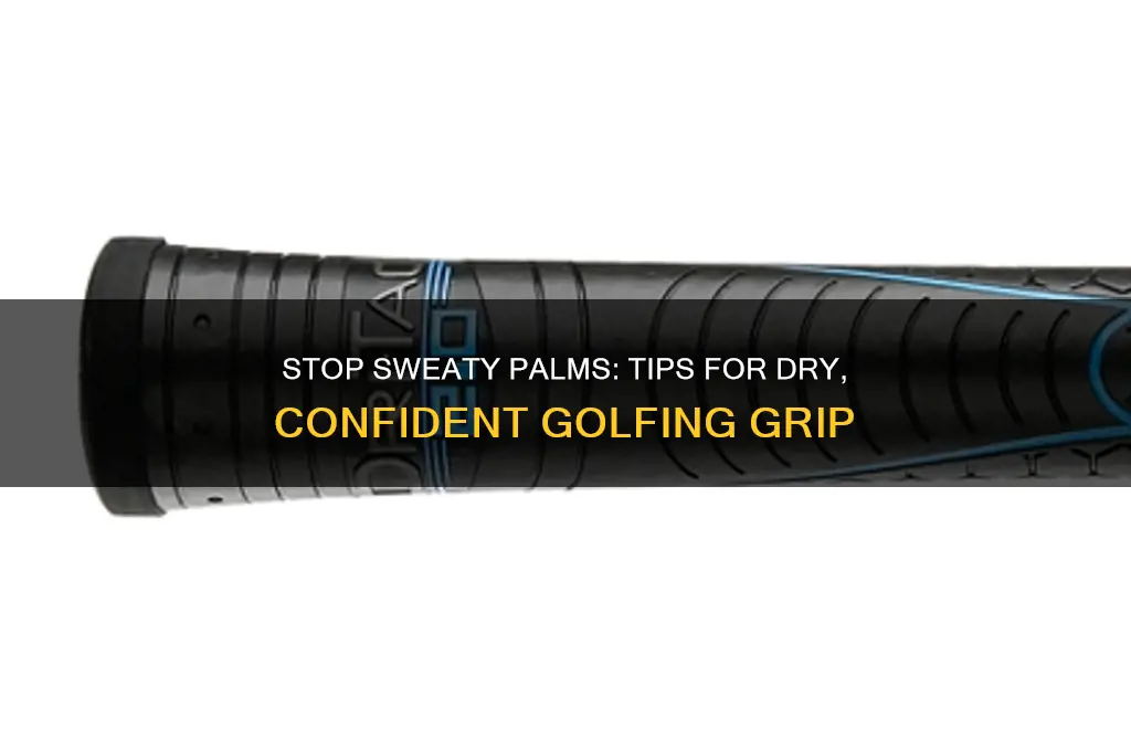 how to keep hands from sweating while golfing