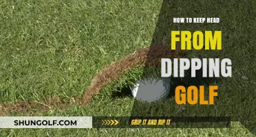 Prevent Golf Head Dip: Master Posture and Swing Consistency Tips