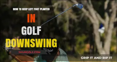 Mastering the Golf Downswing: Keep Your Left Foot Planted for Power