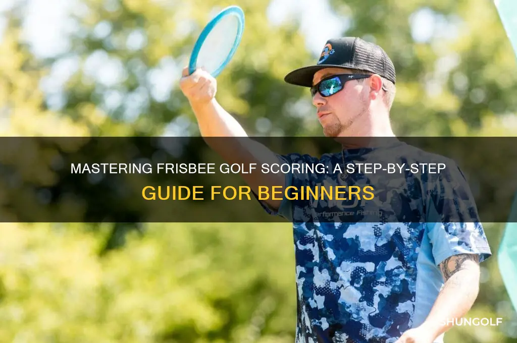 how to keep score in frisbee golf