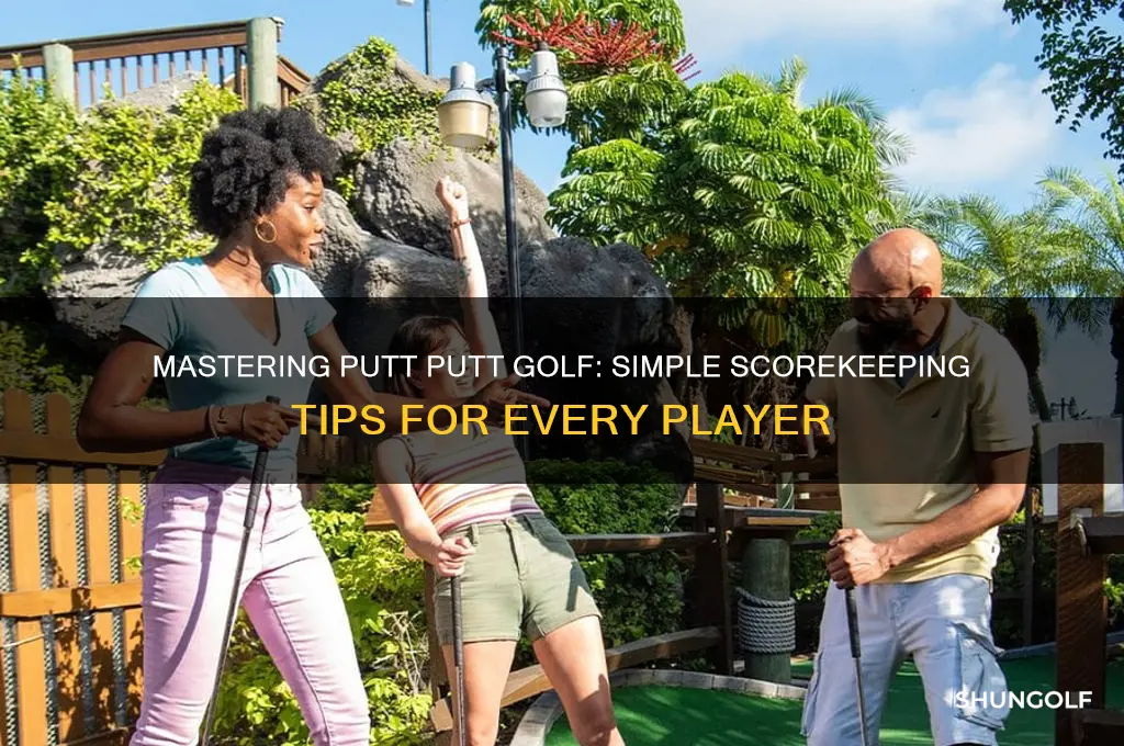 how to keep score in putt putt golf
