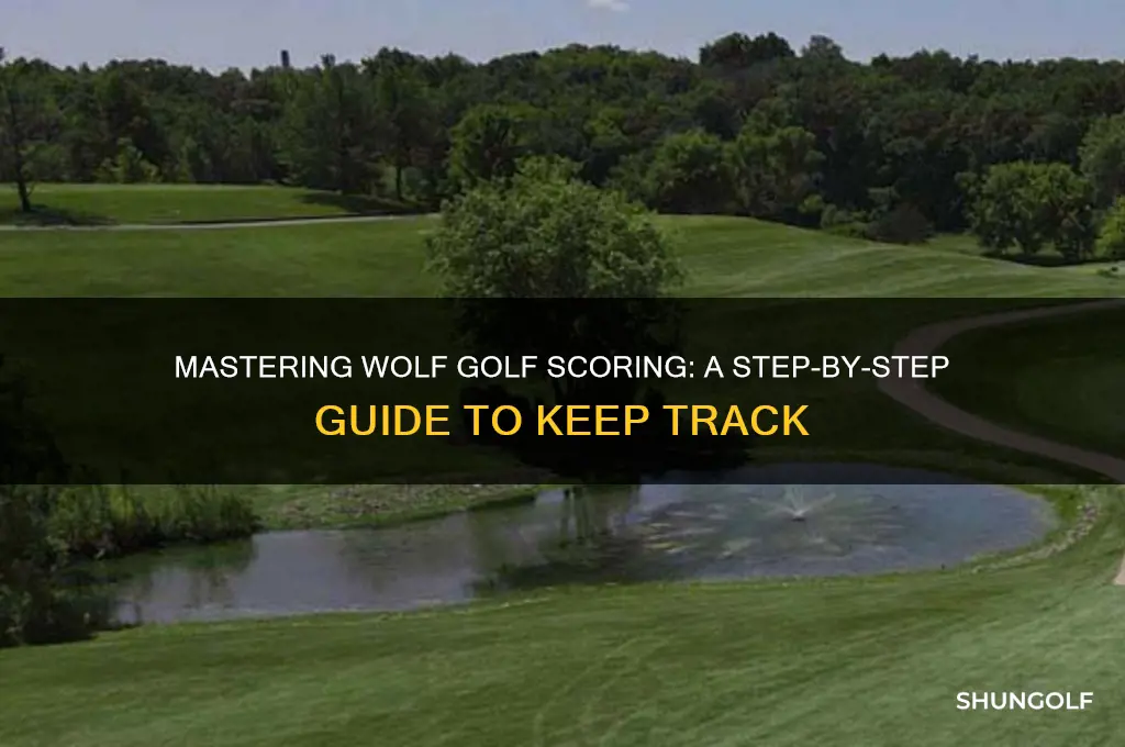how to keep score in wolf golf game