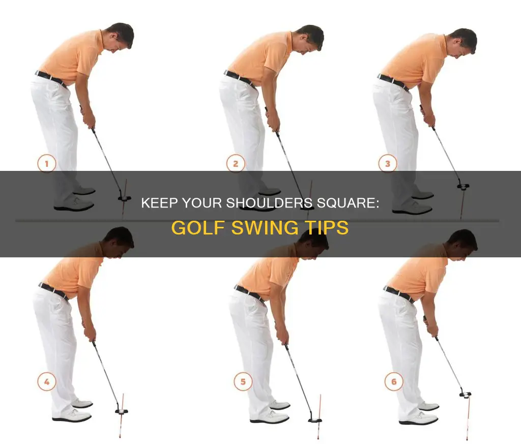 how to keep shoulders square golf