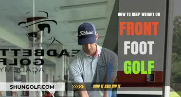 Mastering Front Foot Weight Distribution for Consistent Golf Shots