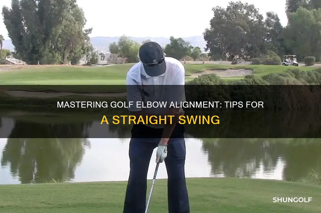 how to keep your elbow straight in golf