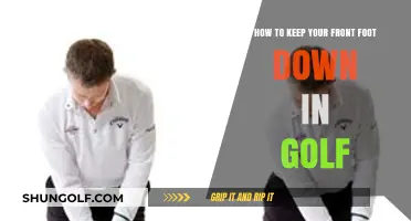 Mastering Stability: Tips to Keep Your Front Foot Down in Golf