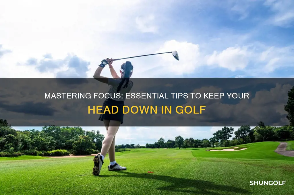 how to keep your head down in golf