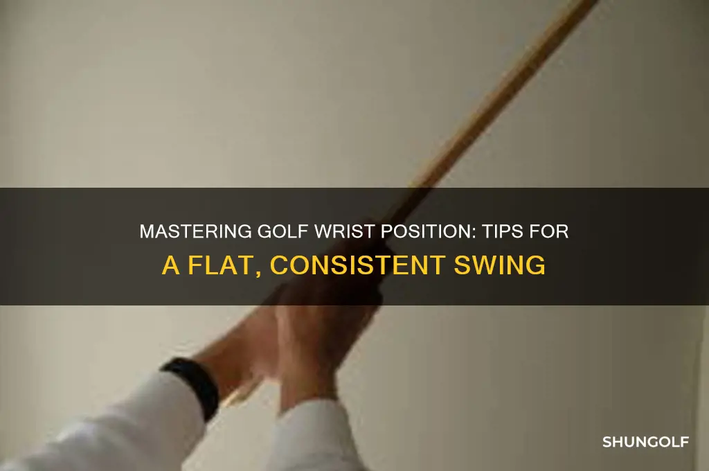 how to keep your wrist flat in golf