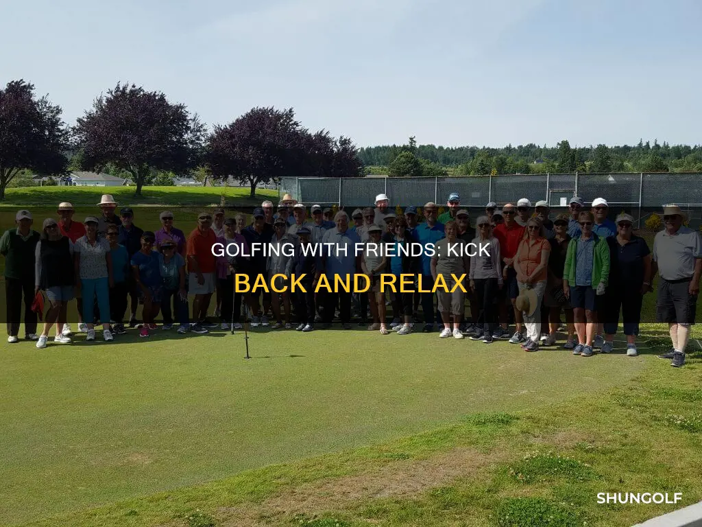 how to kick golf with friends