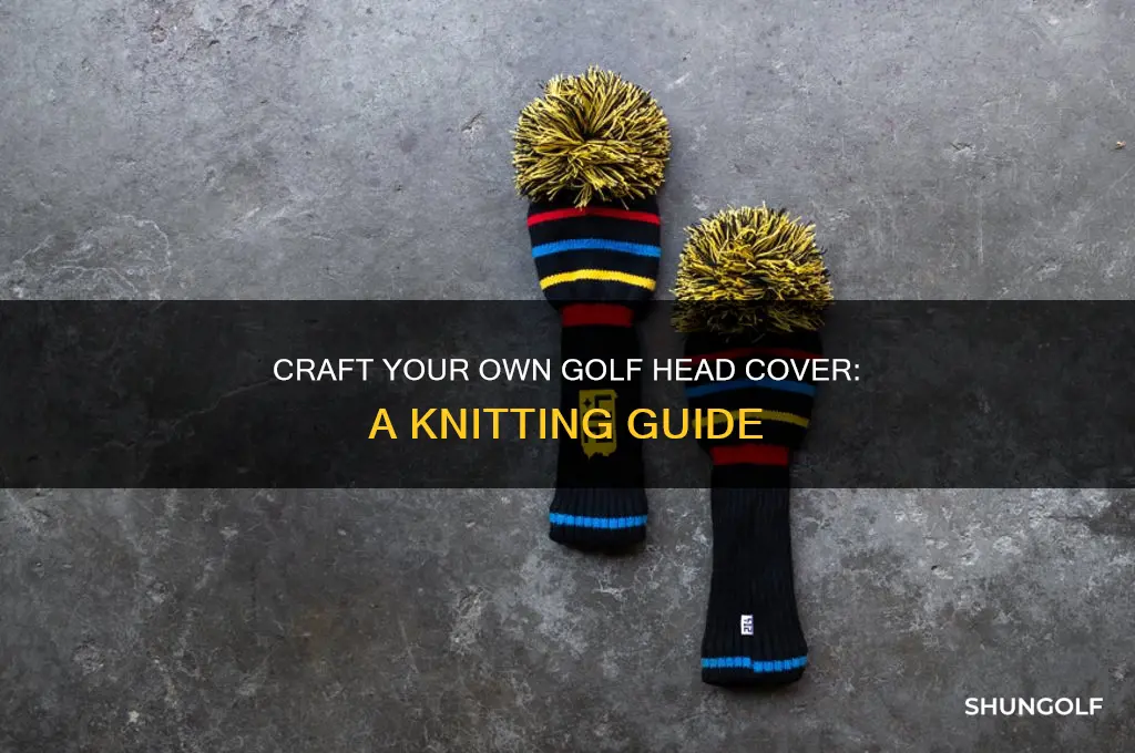 how to knit a golf head cover