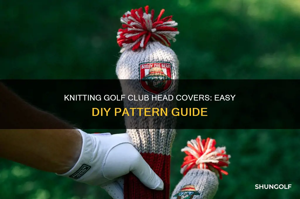 how to knit golf club head cover pattern