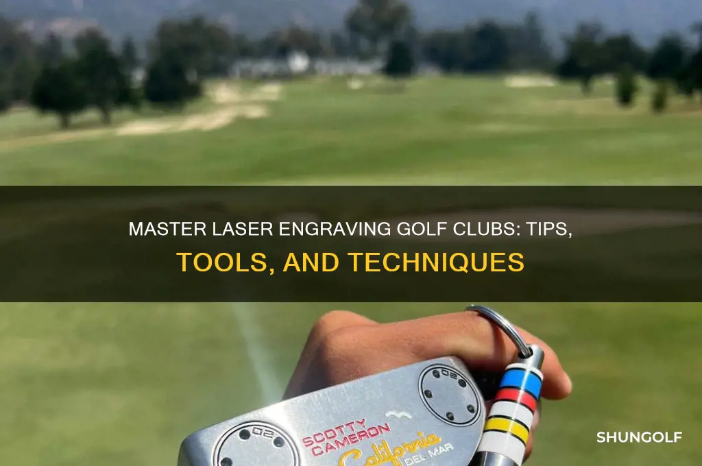 how to laser engrave golf clubs