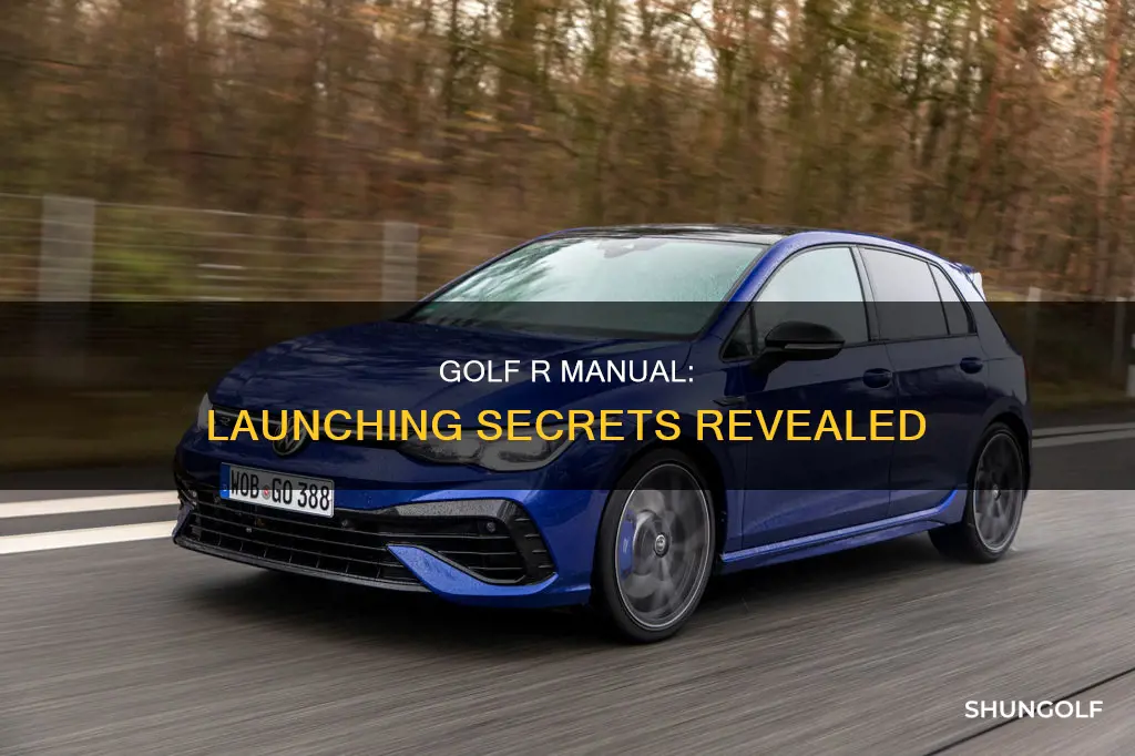 how to launch golf r manual