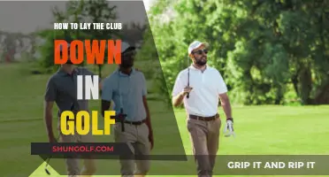Mastering the Perfect Golf Swing: Laying the Club Down Smoothly