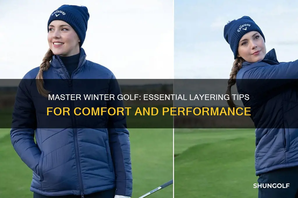 how to layer clothes for winter golf
