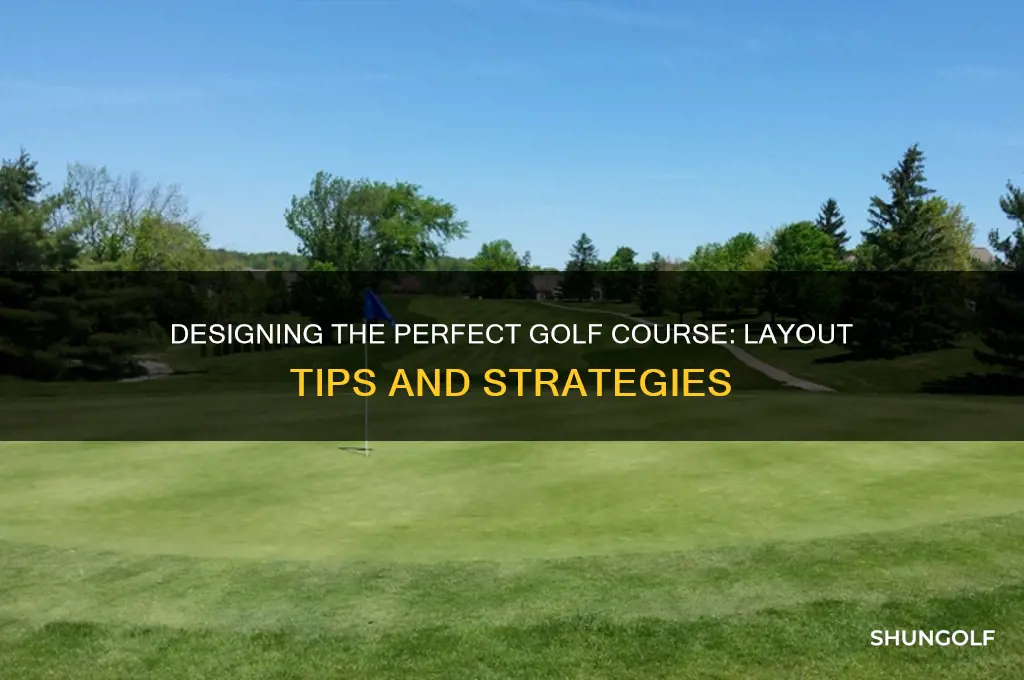 how to layout a golf course