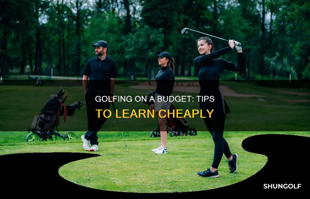 how to learn golf cheap
