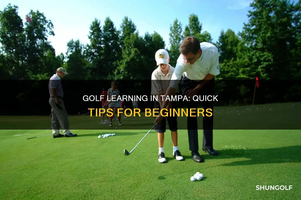 how to learn golf in tampa
