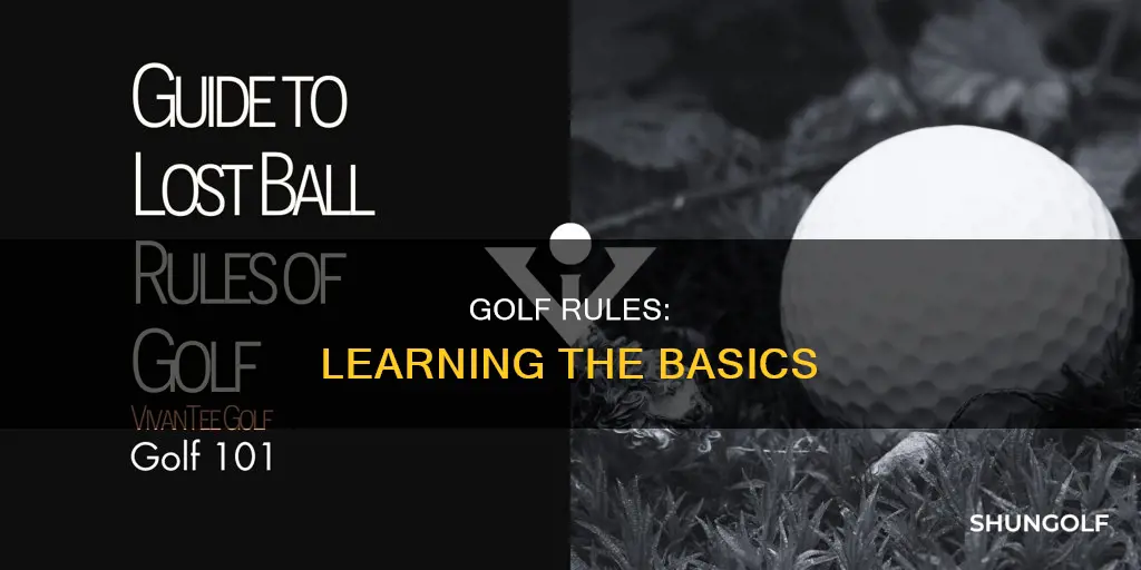 how to learn golf rules