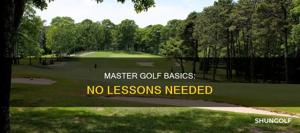 how to learn golf without lessons