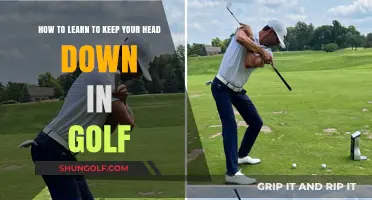 Mastering Focus: How to Keep Your Head Down in Golf