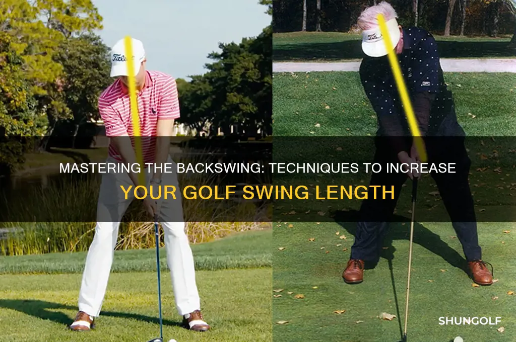 how to lengthen your backswing in golf