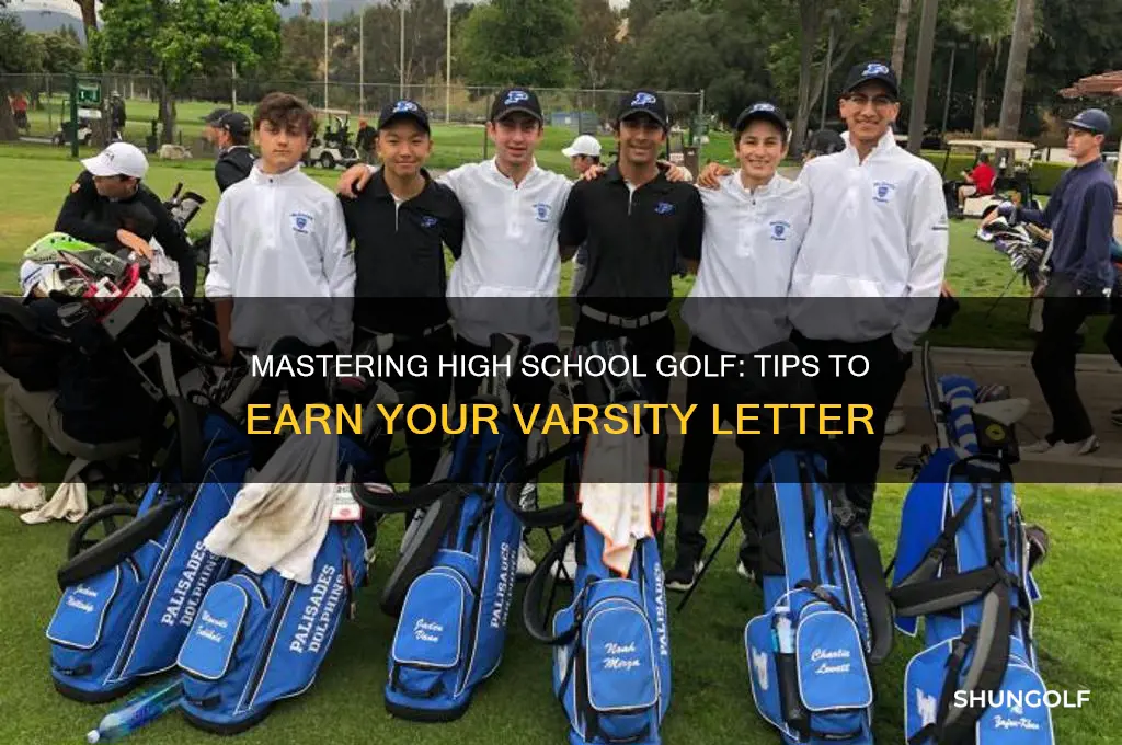 how to letter in high school golf