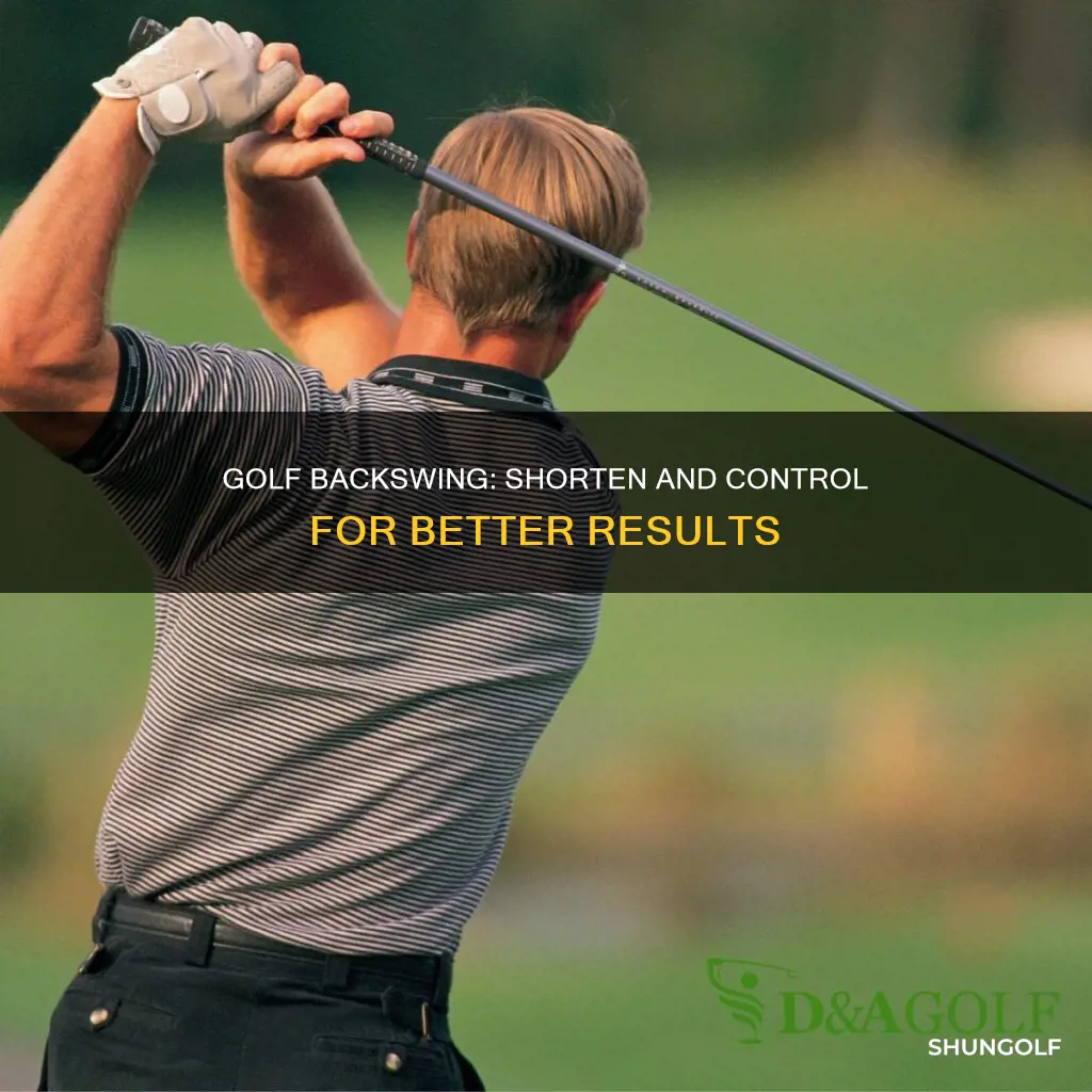 how to limit backswing in golf