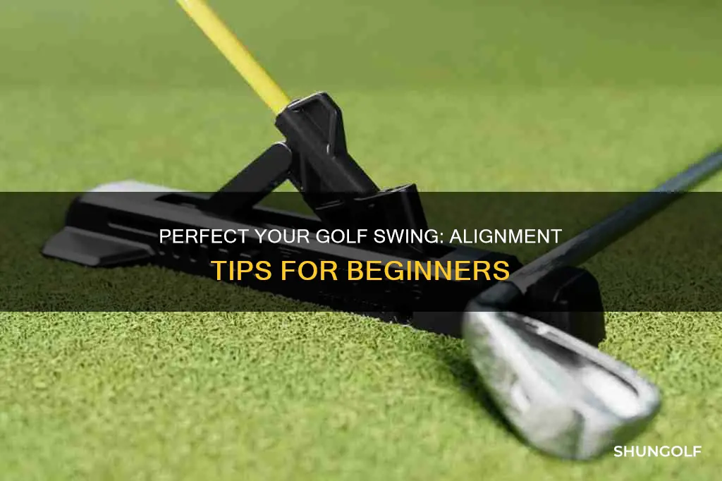how to line up correctly golf
