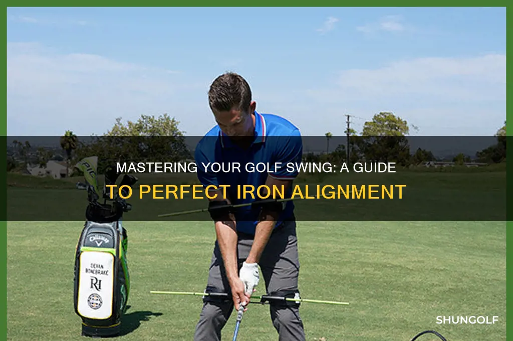 how to line up irons golf