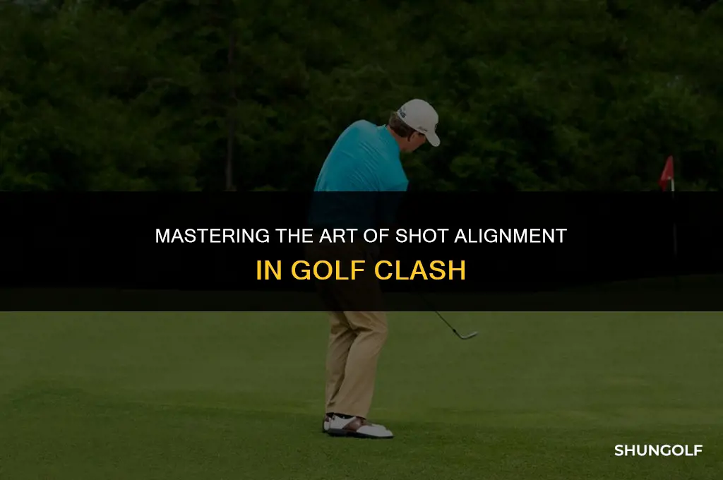 how to line up shots in golf clash